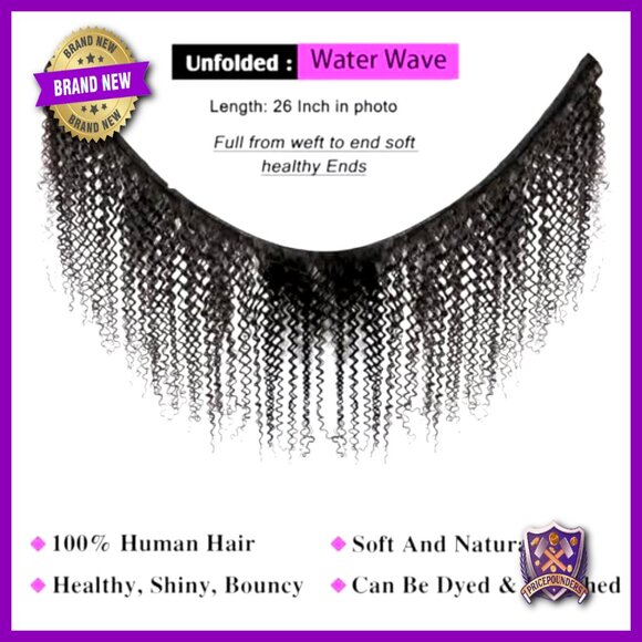 Brazilian Virgin Hair Extensions Water Wave 3 Bundles 18 20 22 main image 6